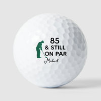 85th Birthday Funny Custom Golf Ball with Name