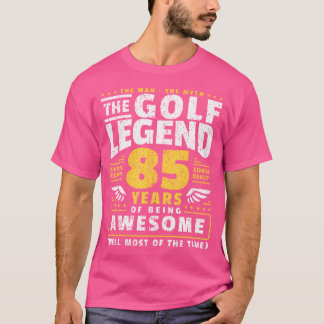 85Th Birthday Golf Player 85 Years Old Golfer T-Shirt