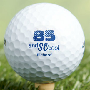 85th Birthday Golfer Gift for Granddad 85 & Cool Golf Balls