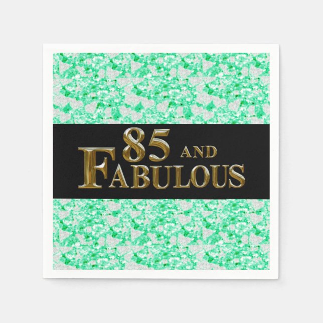 85th Birthday  Napkins (Front)
