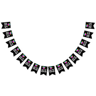 85th birthday party balloons bunting flags