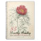 85th Birthday Party Botanical Peony Guest Book