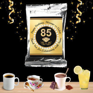 85th Birthday Party Favors. Cheap Coffee Favors, Drink Mix