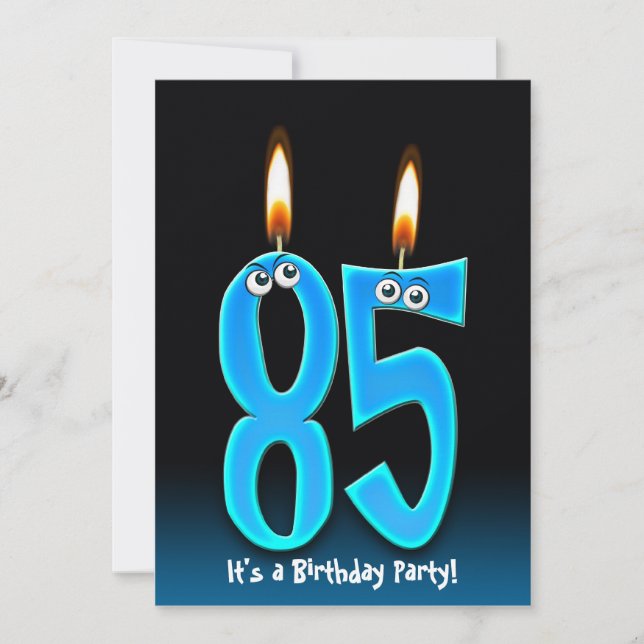 85th Birthday Party Invitation (Front)
