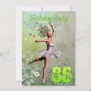 85th Birthday party invitation