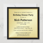 85th Birthday Party Invitations - Photo Optional (Back)