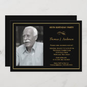 85th Birthday Party Invitations - with your photo (Front/Back)