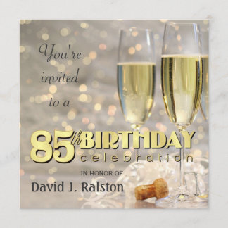 85th Birthday Party - Personalized Invitations