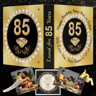 85th Birthday Photo Album, 85th Birthday Present, 