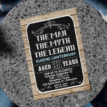 85th Birthday The Man The Myth The Legend 85 Yrs Invitation at Zazzle