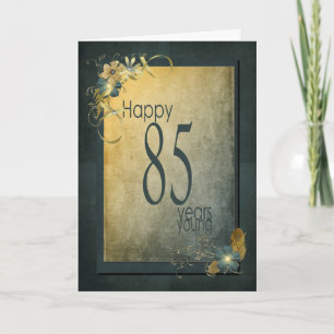85th Birthday-vintage frame Card