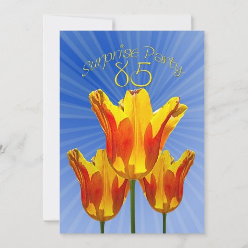 85th Surprise Birthday Party Invitation