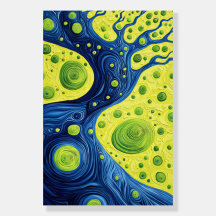 861 Abstract, Vivid Meets Subtle