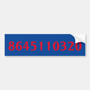 8645110320 Trump Vote Him Out Bumper Sticker