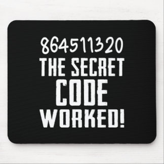 864511320 The Secret Code Worked! Trump Lost Biden Mouse Pad