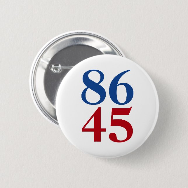 8645 Anti Trump Button (Front & Back)