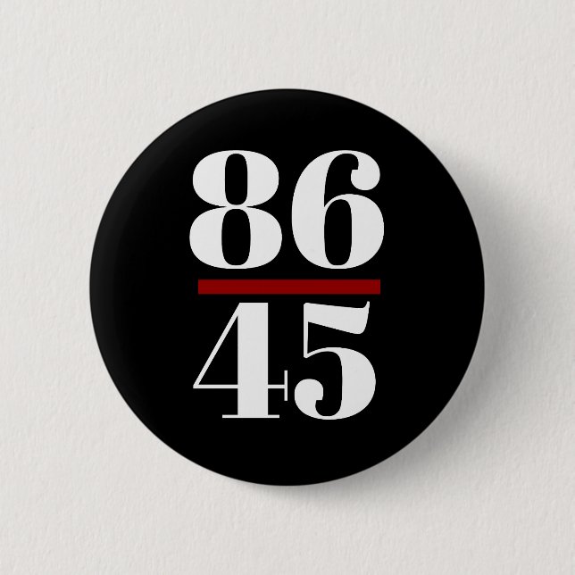 8645 Anti Trump Button (Front)
