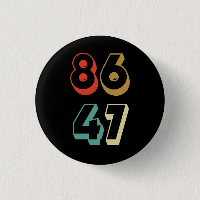 8647 Ant-Trump Button (Front)