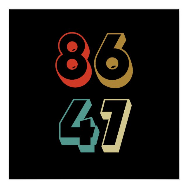 8647 Ant-Trump Poster (Front)