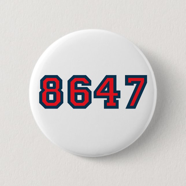 8647 Anti Trump Resistance Button (Front)