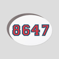 8647 Anti Trump Resistance Car Magnet