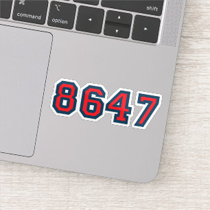 8647 Anti Trump Resistance Laptop Sticker