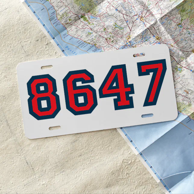 8647 Anti Trump Resistance License Plate | Zazzle