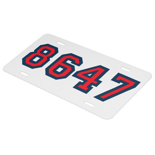 8647 Anti Trump Resistance License Plate | Zazzle