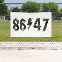 8647 Anti Trump Retro Vintage 80s Rock Style