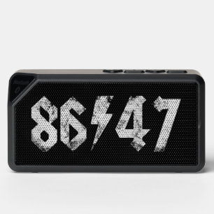 8647 Anti Trump Retro Vintage 80s Rock Style Bluetooth Speaker