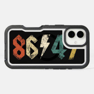 8647 Anti Trump Retro Vintage 80s Rock Style iPhone 16 Plus Case