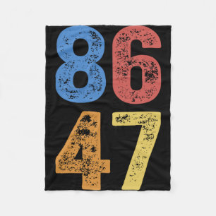 8647 Anti Trump Subtle Resist Protest  Fleece Blanket
