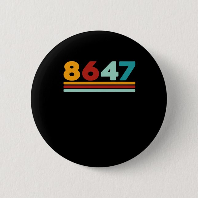 8647 - Antifascism Design Classic Creative Style Button (Front)