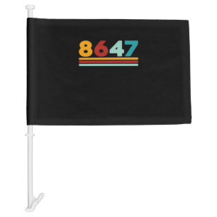 8647 - Antifascism Design Classic Creative Style Car Flag