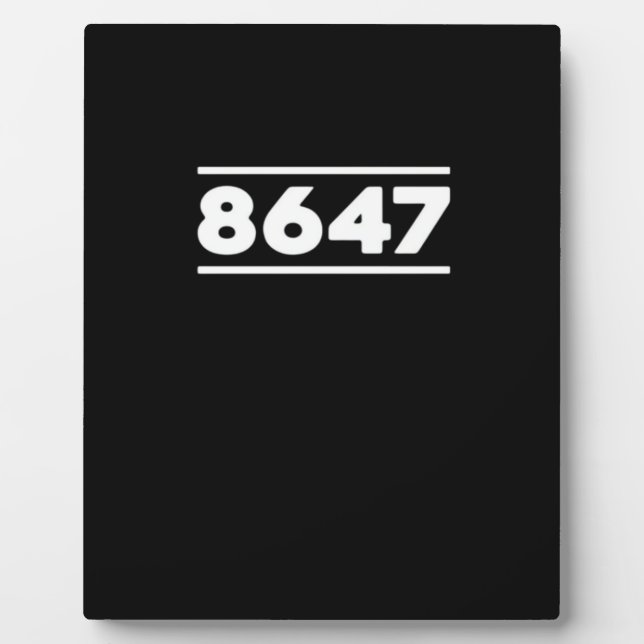 8647 - Antifascism Design Classic Design Plaque (Front)
