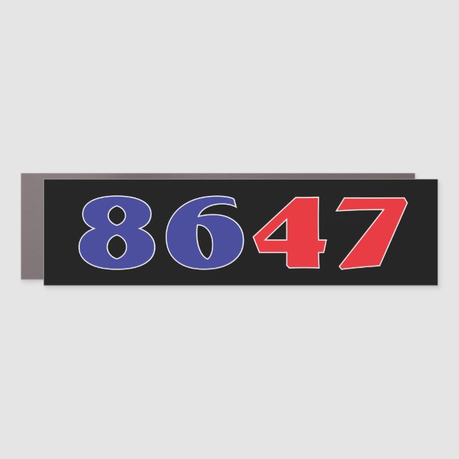 8647 Car Magnet (Front)