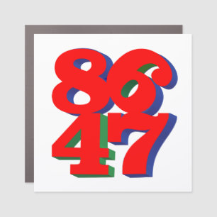 8647 Car Magnet
