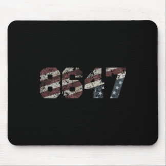 8647 Distressed Flag Style Mouse Pad