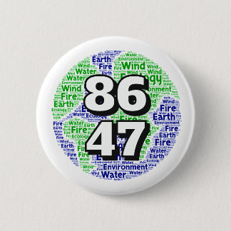 8647 Planet Earth Ecology Word Art Button