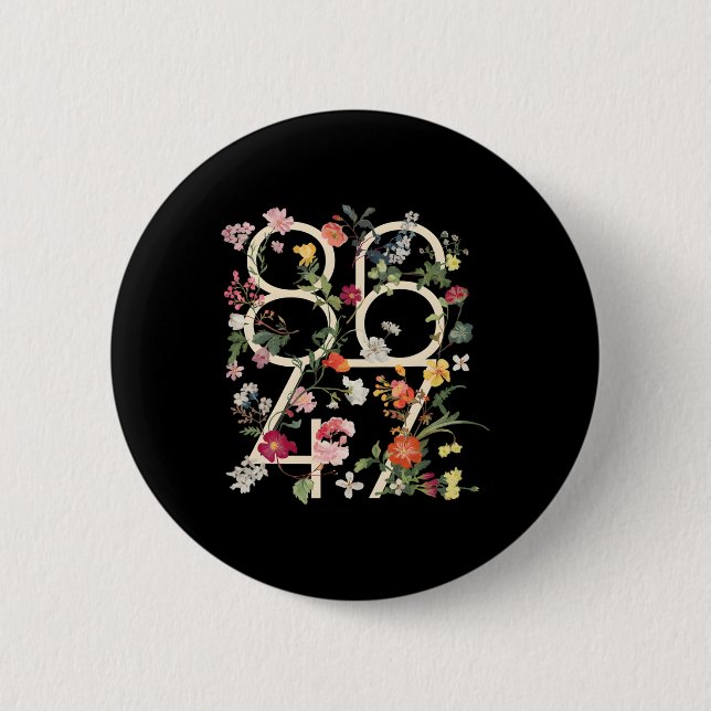 8647 Resist Subtle Floral Foxtrot Delta Tango Prot Button (Front)