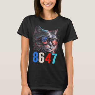 8647 Retro 86 47 Cat Lovers T-Shirt
