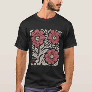 8647 Subtle Anti Trump 86 47 Floral Boho Style _3 T-Shirt