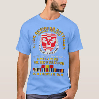 864th Eng Bn Enduring Freedom Veteran w AFGHAN SVC T-Shirt