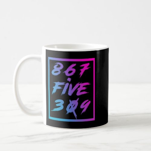 8675309 Nostalgic 80s Music Coffee Mug