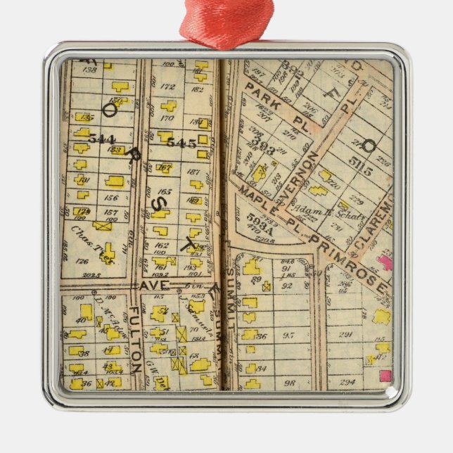 8687 Mt Vernon Metal Ornament (Front)