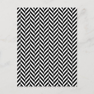 8690_chevron COLORFUL OPTICAL ILLUSIONS BLACK WHIT Postcard