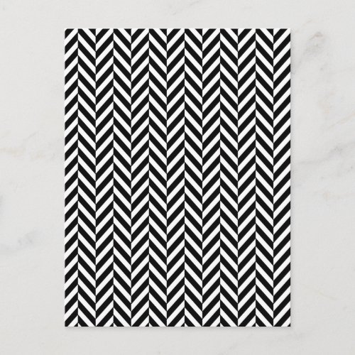 8690_chevron COLORFUL OPTICAL ILLUSIONS BLACK WHIT Postcard