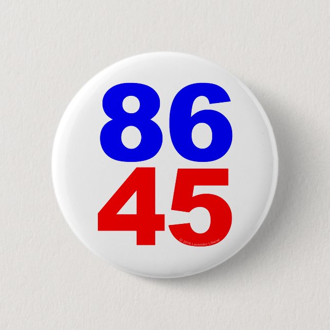 86 45 PINBACK BUTTON (Front)