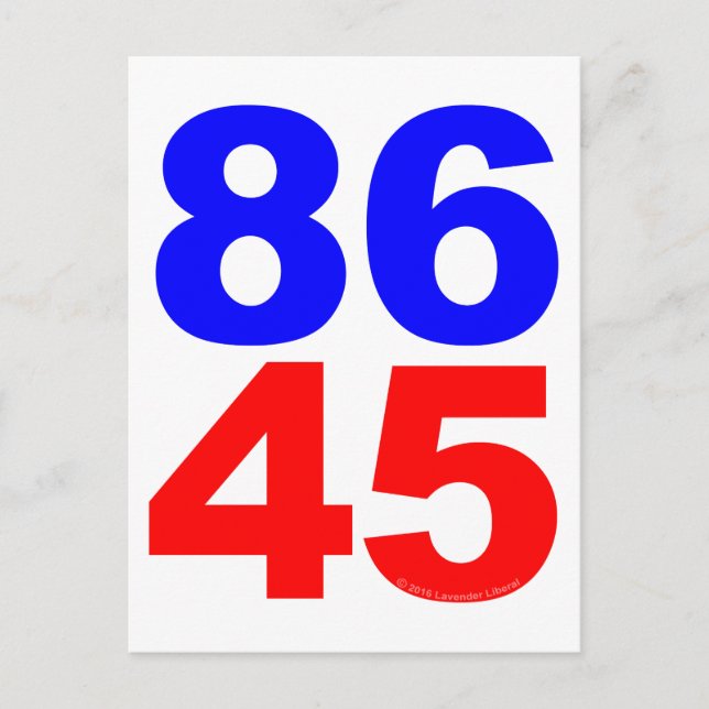 86 45 POSTCARD (Front)