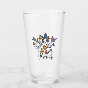 86 47 Anti Trump Floral T-Shirt, Impeach President Glass